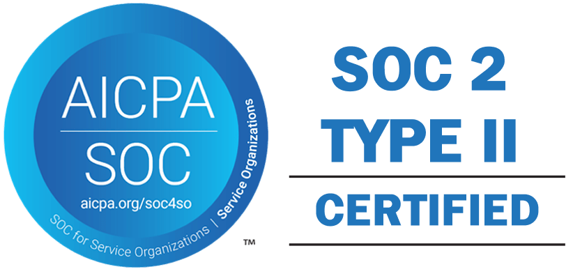 AICPA SOC 2 TYPE II Certified Logo